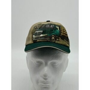 VTG International Trucks Hat Mens OSFA Green Strapback Baseball Cap USA Made NEW